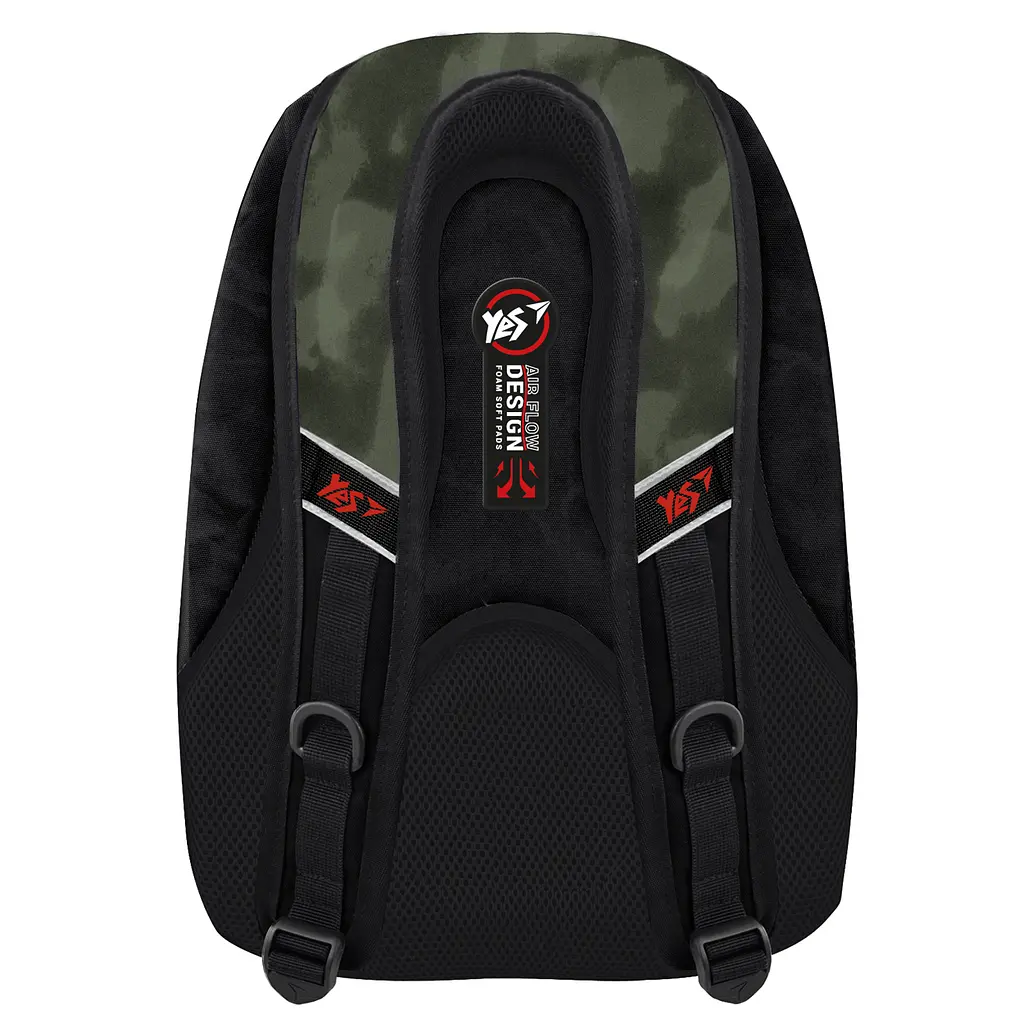 Рюкзак молодіжний YES T-85 Smiley World Military boy + пенал у подарунок (558285) - фото 4