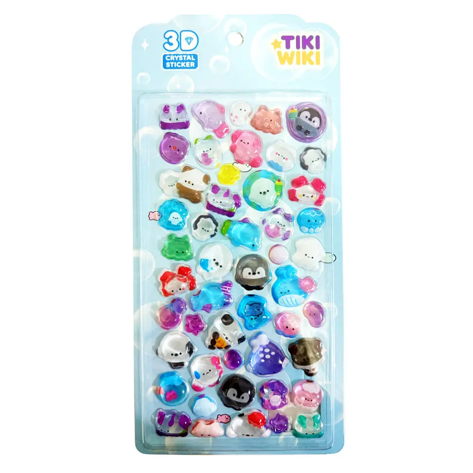 Набір 3D-наліпок "Тікі море S2" Tiki Wiki 25ESE009-08 серії Crystal