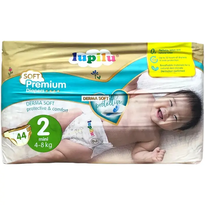 Підгузки Lupilu Premium Soft 2 Mini 4-8кг 44шт