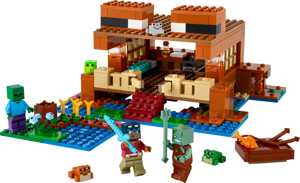Конструктор LEGO Minecraft Будинок у формі жаби 400 деталі (21256) - фото 2