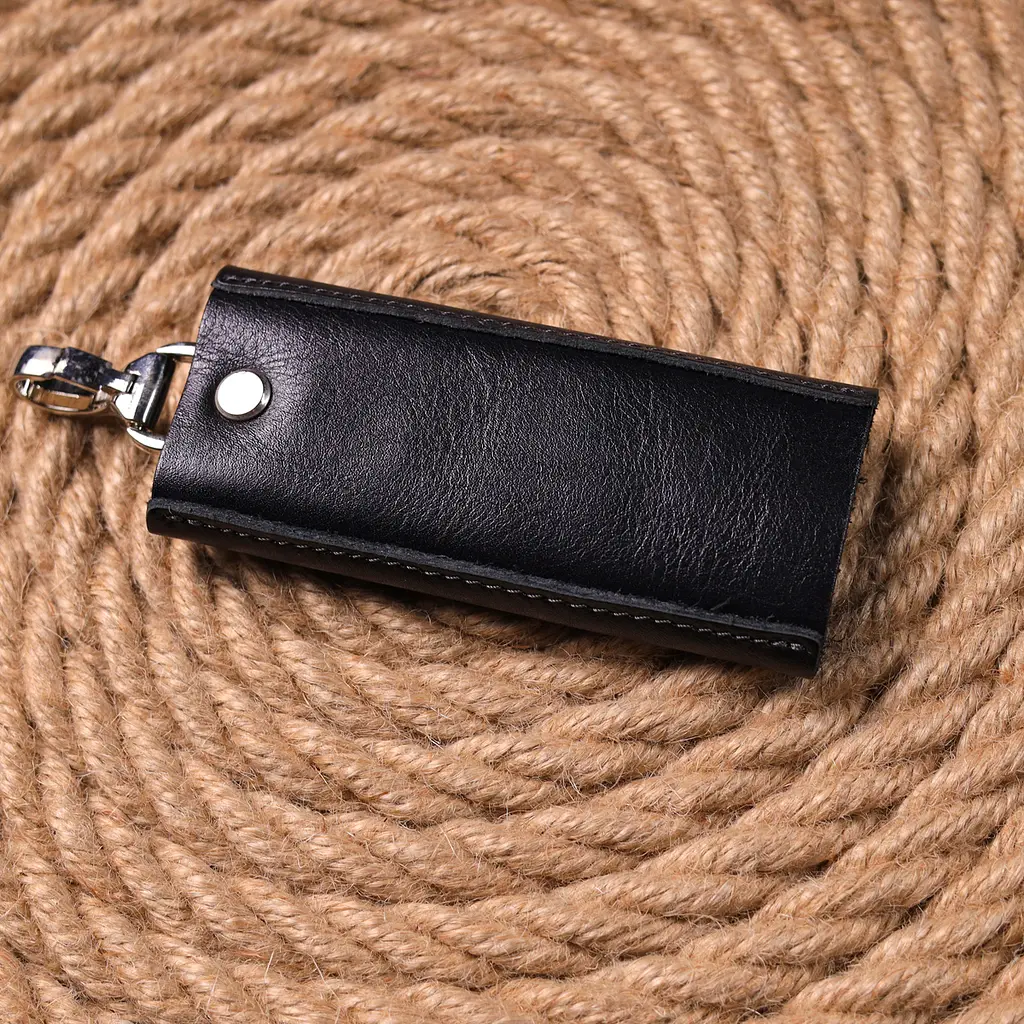 Шкіряна ключниця GRANDE PELLE 11.5х5 см acs0025851 - фото 7