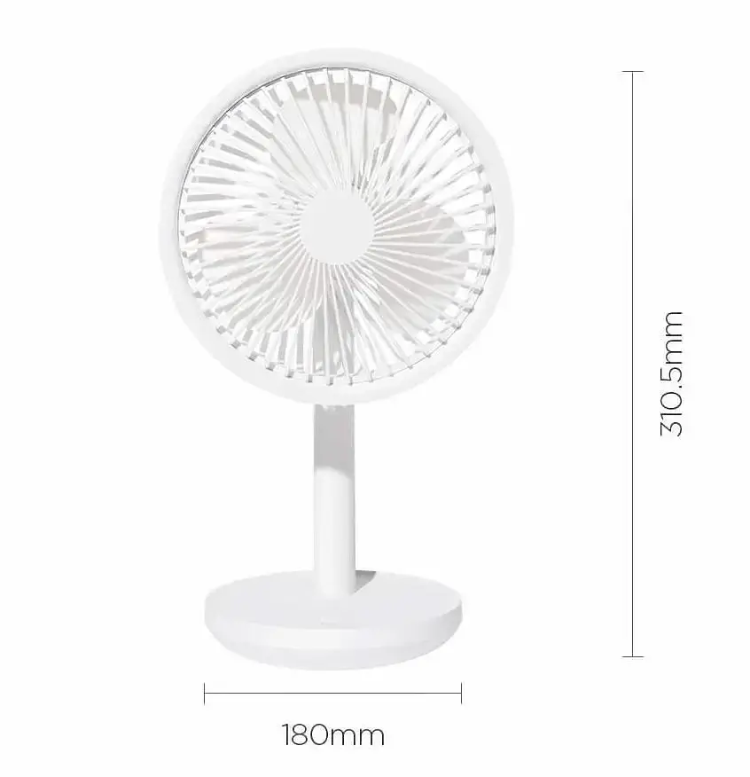 Портативний вентилятор Solove Stand Fan F5 White - фото 7