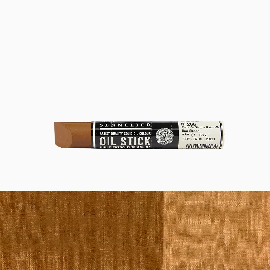 Фарба олійна у формі пастелі Sennelier Oil Stick, 38 мл, S1, Сієна натуральна (Raw sienna) - фото 2