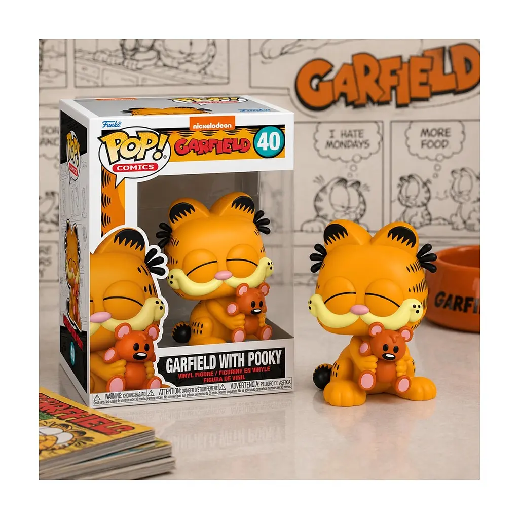 Фігурка Funko Pop серії Гарфілд - Гарфілд з Пукі (80163) - фото 3