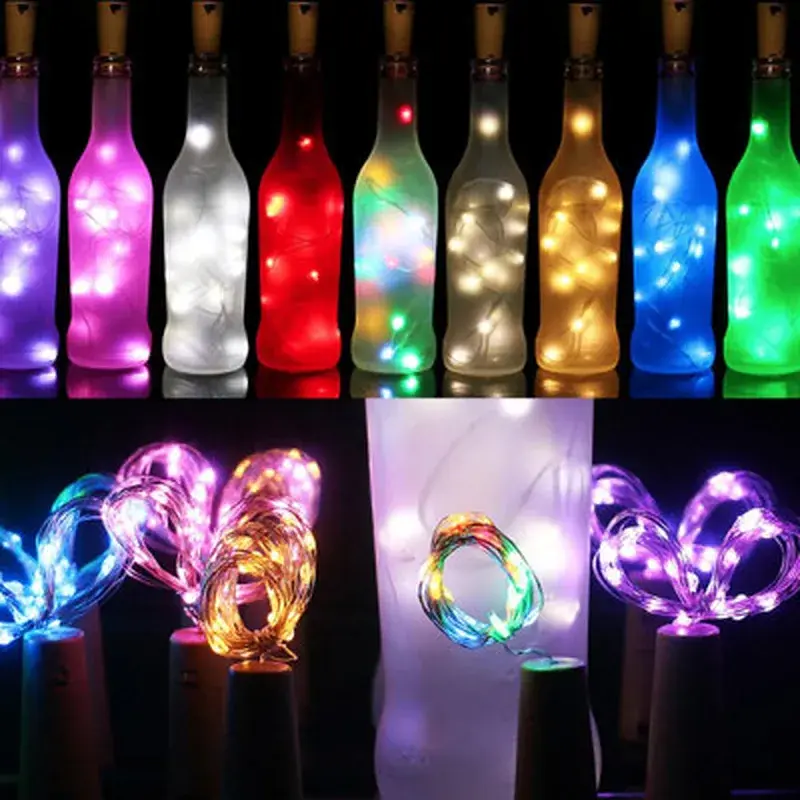 Гірлянда ColorWay пробка для пляшки на батарейках LED 20/2М (5шт/уп) кольорова (CW-GC-20L2BMC) - фото 9