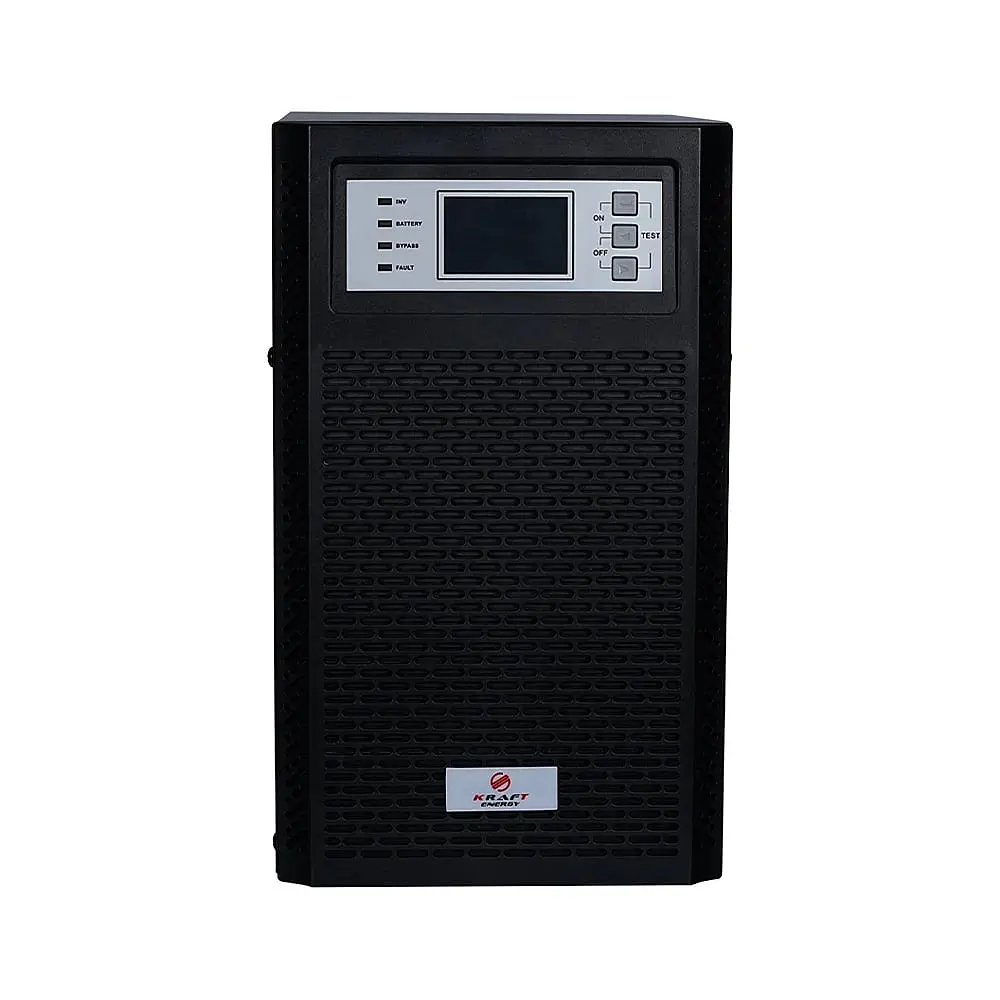 Джерело безперебійного живлення KRF-T1000VA/1KW(LCD) Pro Online UPS Kraft (42-00014) - фото 3