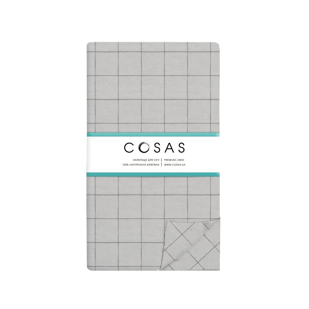 Підковдра євро Cosas Grey Geometry 200х220 см (CellAshgrey_200q) - фото 4