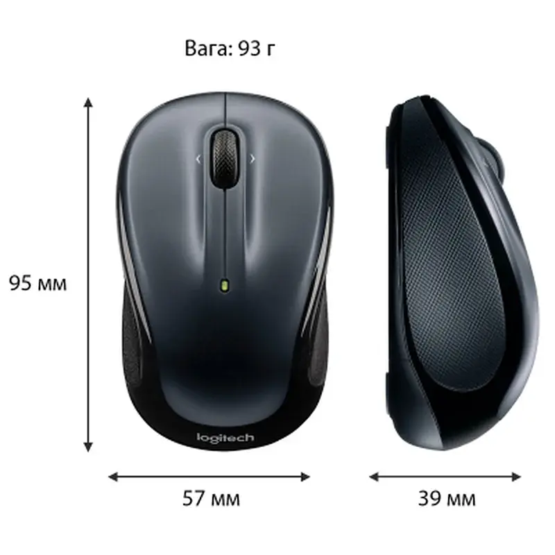 Мишка Logitech M325s Wireless Dark Silver (910-006812) - фото 10