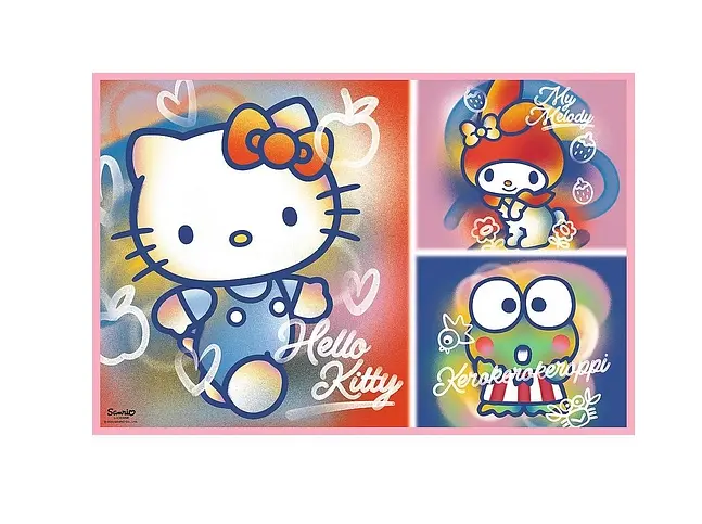 Пазлы "Hello Kitty. Приветствую Китти и друзей", 13336 Trefl, 2х200 элементов (5900511133363) - фото 3