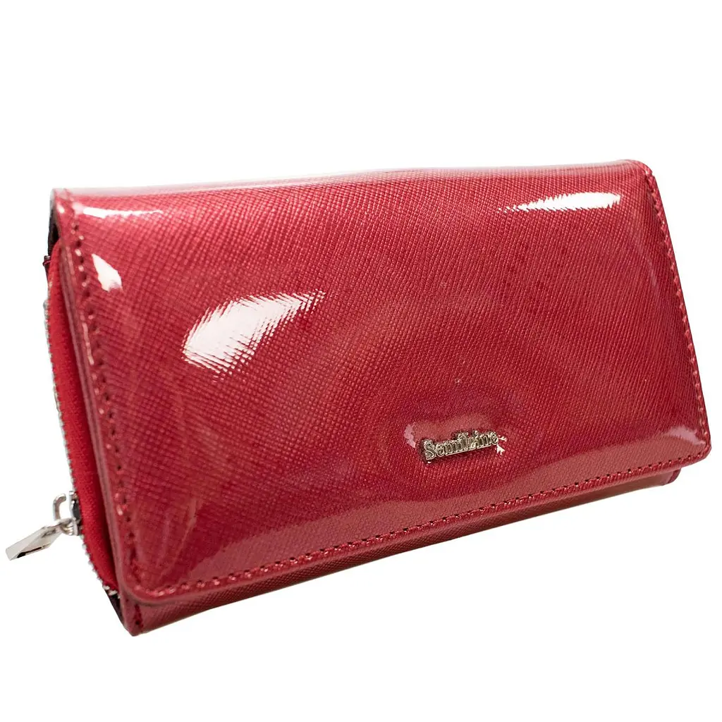 Гаманець жіночий шкіряний Semi Line RFID Red (P8237-2) - фото 4