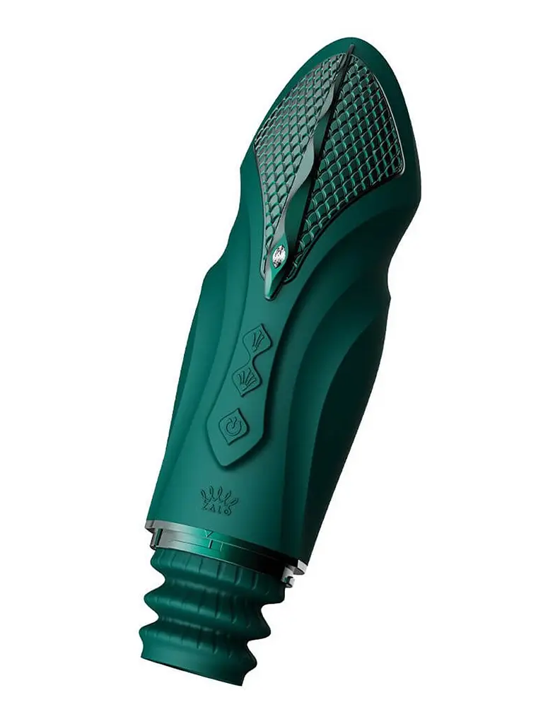 Секс-машина Zalo Sesh Turquoise Green, компактна, з пультом ДК - фото 5