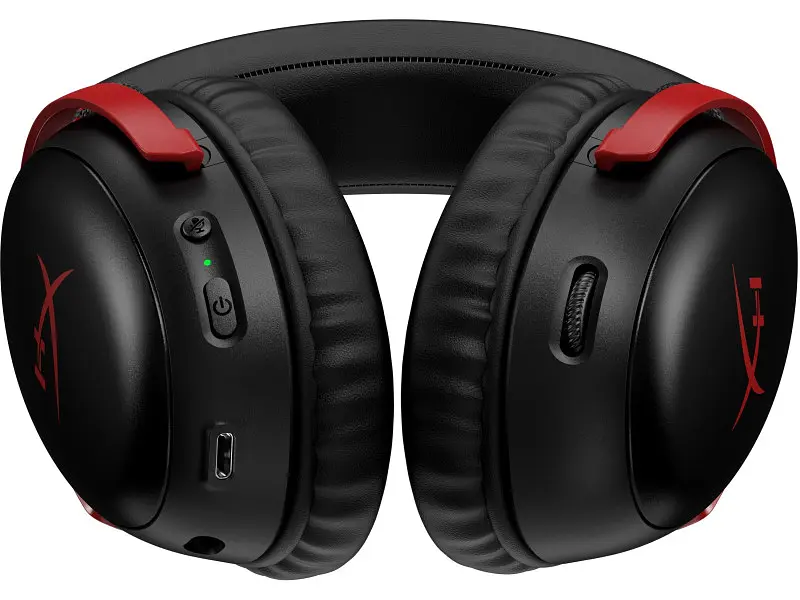 Навушники з мікрофоном HyperX Cloud III Wireless Black/Red (77Z46AA) - фото 3