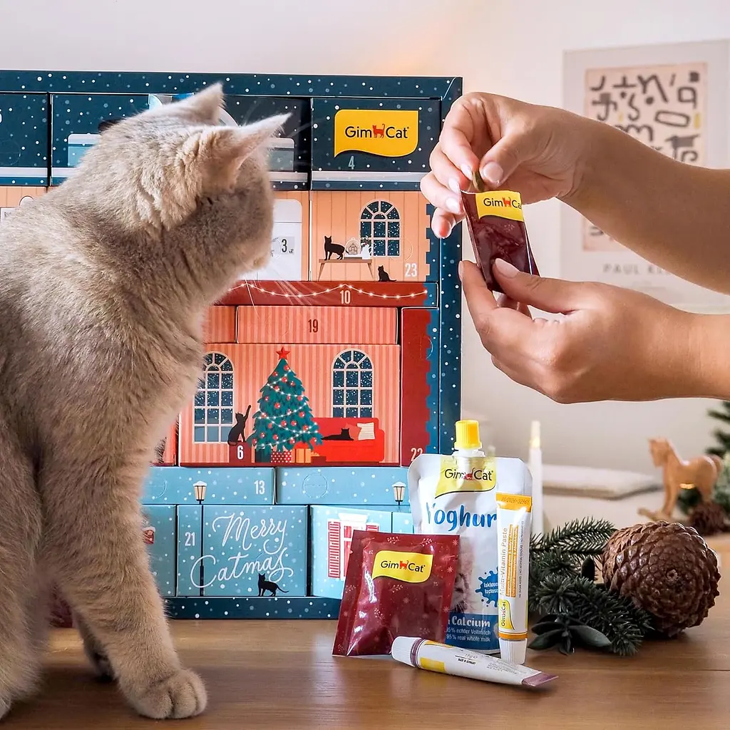 Адвент календарь GimCat Adventskalender 2024 для кошек 550 г - фото 8