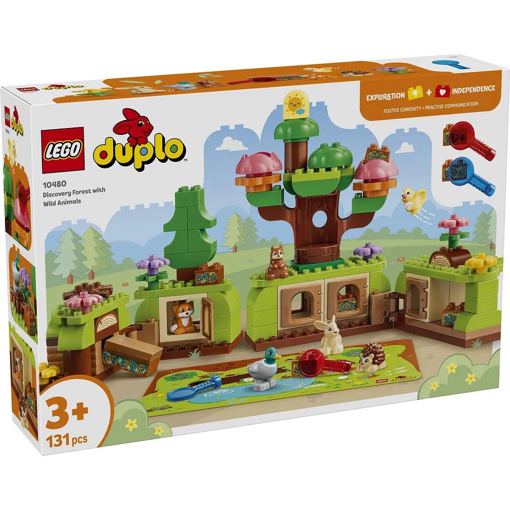 Конструктор LEGO Duplo Ліс відкриттів із дикими тваринами (10480) - фото 2