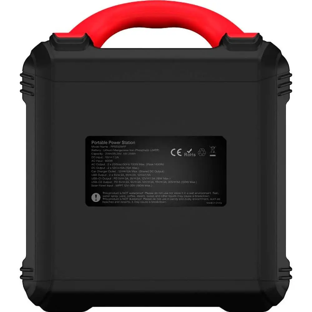 Зарядна станція Energizer / 700 Вт / 551 Вт/ч / LiFePO4 (PPS550W1F) UA - фото 10