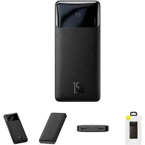Внешний акумулятор Baseus Bipow Overseas 10000mAh 15W черный PPBD050001 - фото 5