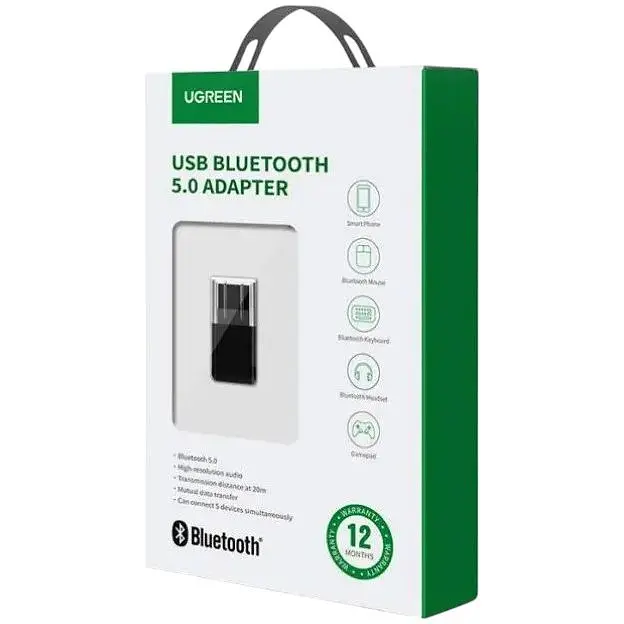 Адаптер Ugreen CM390 Bluetooth 5.0 USB підтримує функцію Інтернету - фото 2