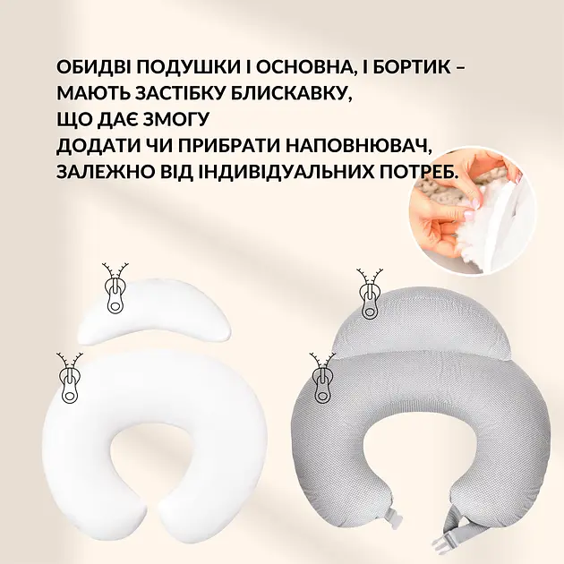 Подушка для годування диванчик Sei Design 60х70х16 см - фото 3