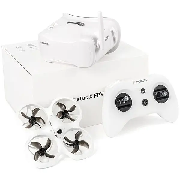 Квадрокоптер BETAFPV Cetus X FPV Kit з FPV-окулярами, 4 акумуляторами, пультом та кейсом, до 80 м, до 5 хв - фото 3