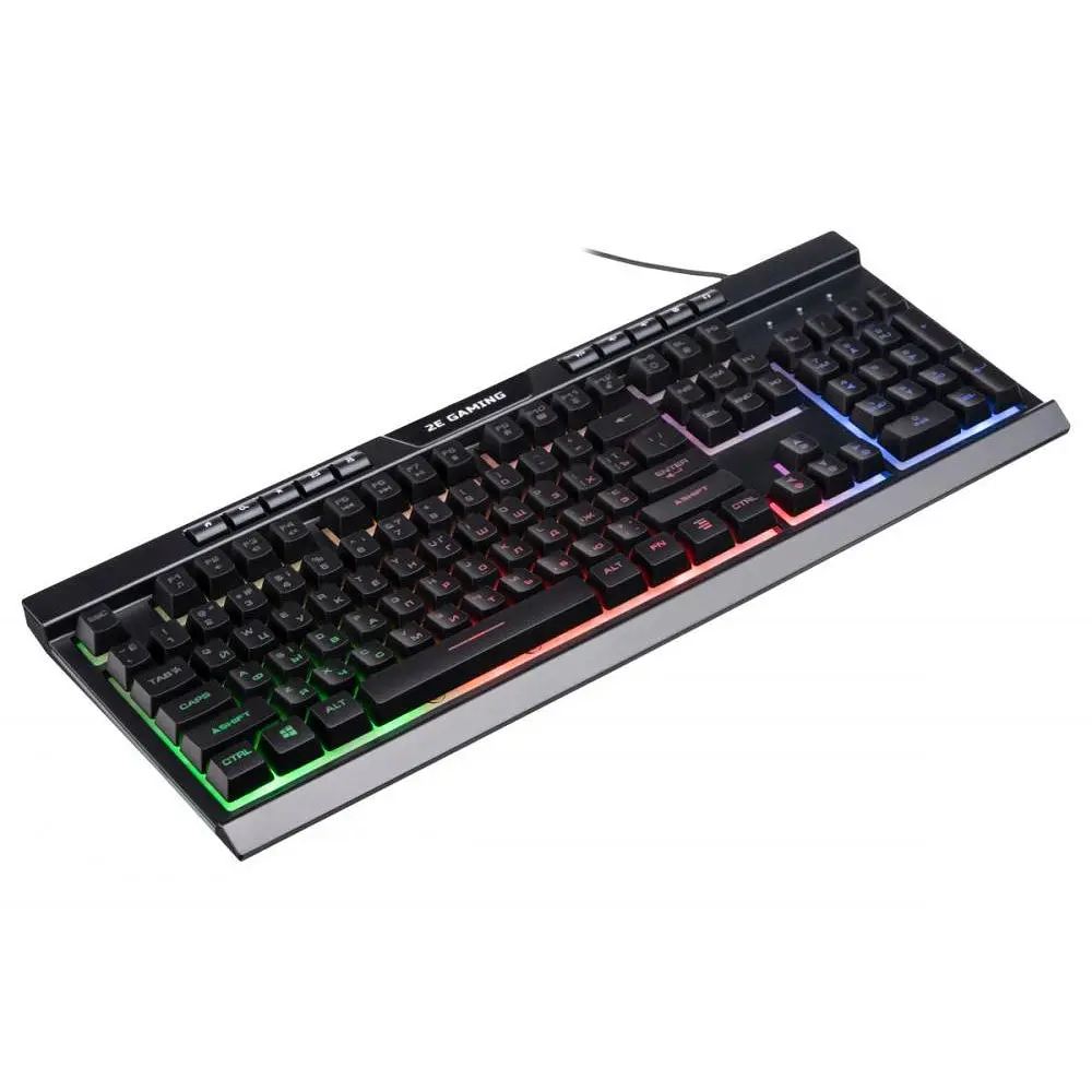 Клавіатура 2E KG300 LED USB Black (2E-KG300UB) - фото 6