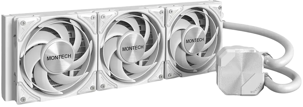 Водяне охолодження Montech HyperFlow Silent 360 White (HYPERFLOW SILENT 360 (W)) - фото 4