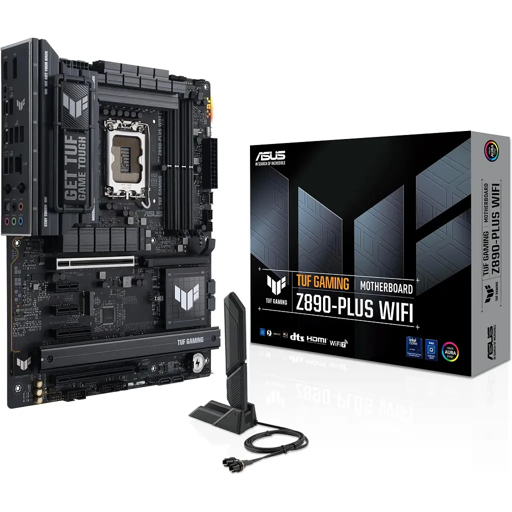 Материнська плата Asus TUF Gaming Z890-PLUS WIFI s1851 Z890 4xDDR5 M.2 DP HDMI Wi-Fi BT ATX - фото 8