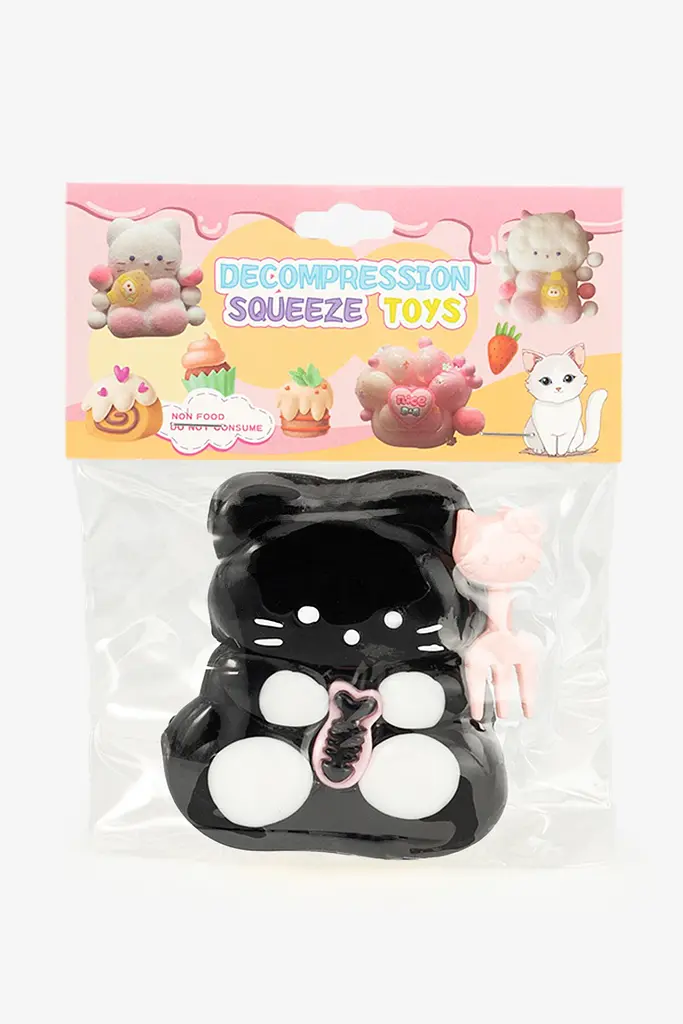 Іграшка Антистрес Котик 2210-8-25 Чорний shop (2000991046122)