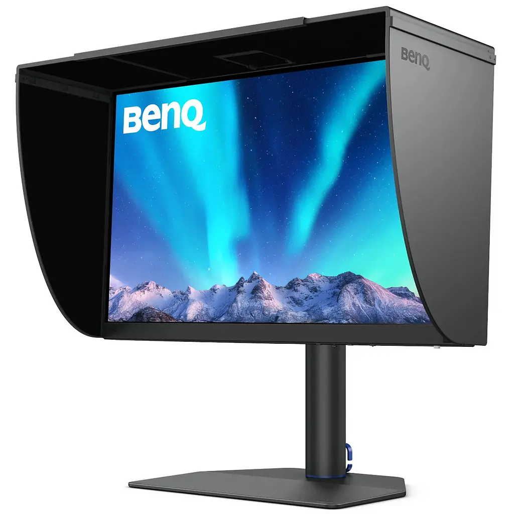 Монітор TFT 27 BenQ SW272Q, 2K IPS, 2хHDMI, DP, USB-C, HAS, USB-hub, MCR, Pivot, сірий - фото 4