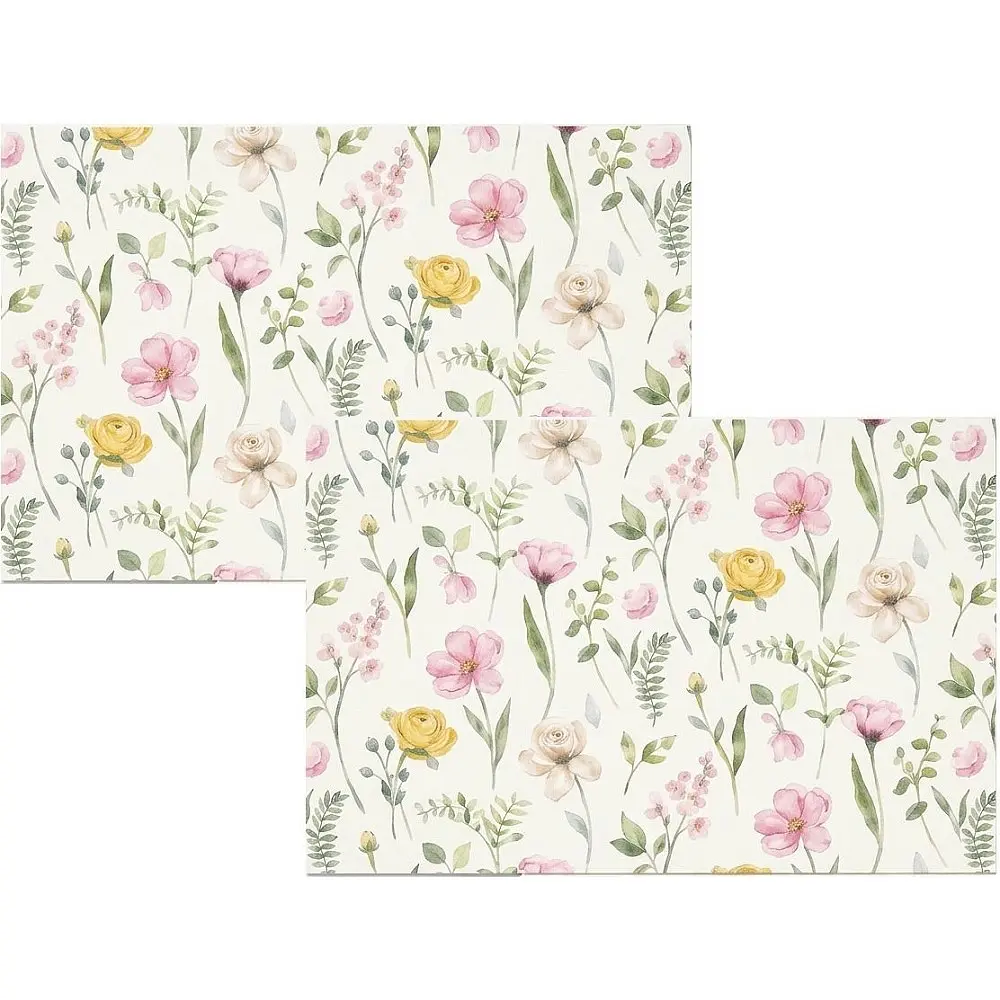 Набір сервірувальних серветок Ardesto Spring Flowers білий 30 х 45 см 2 шт. (ART15FL) - фото 1