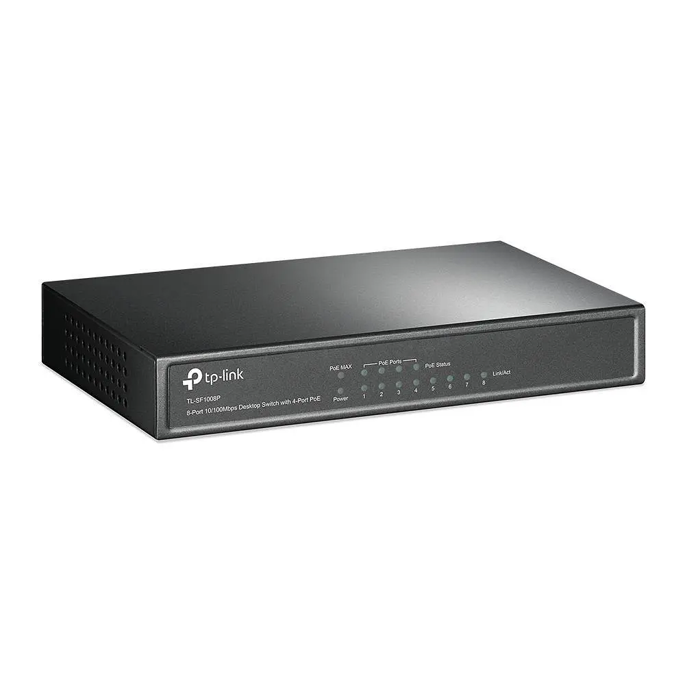 Коммутатор не управляемый, сетевое оборудование, TL-SF1008P TP-LINK - фото 2