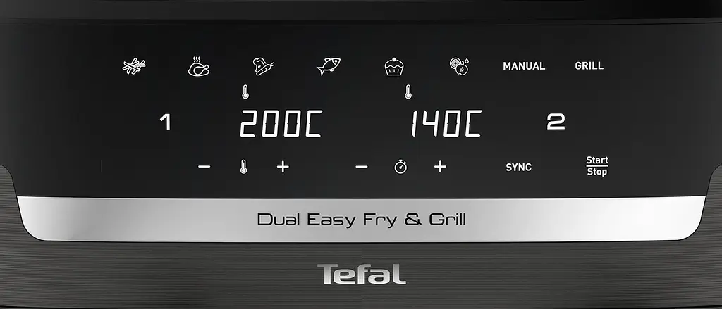 Мультипечь Tefal Dual Easy Fry&Grill Air Fryer EY905B10 - фото 6