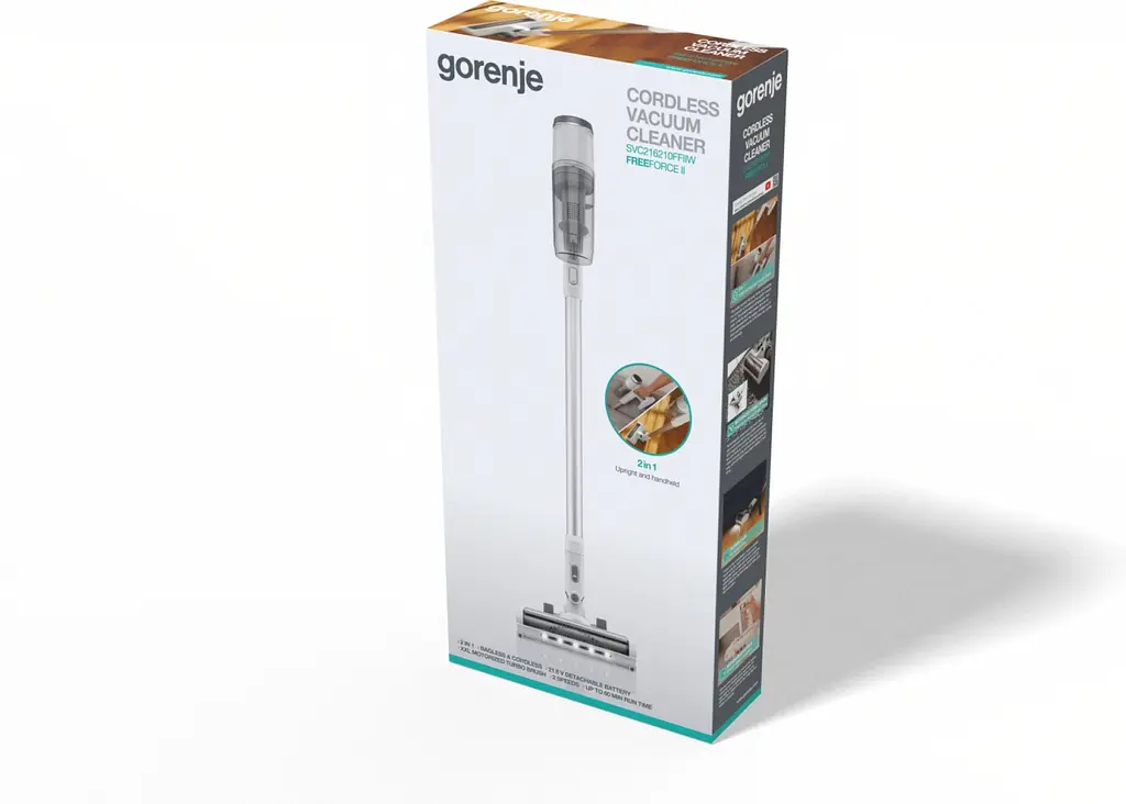 Пилосос акумуляторний Gorenje SVC216210FFIIW (745198) - фото 9