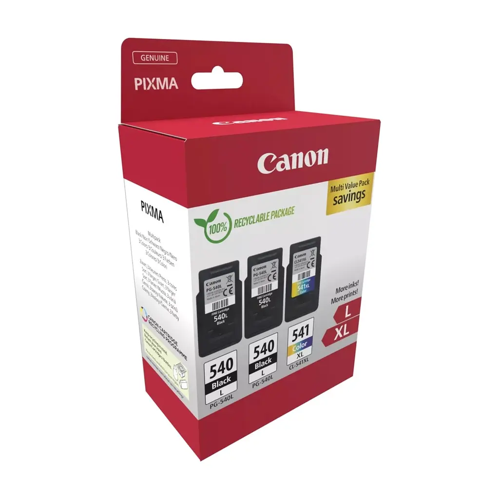 Картридж Canon PG-540 Multipack PG-540L*2/CL-541XL 2xBK, Color (5224B017) - фото 2