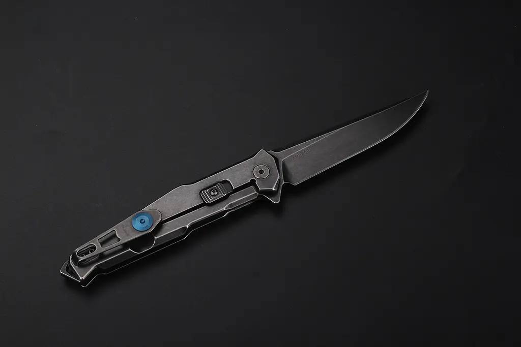 Ніж складаний туристичний Ruike P108-SB, (8.8 см) 14C28N/3cr14n чорний - фото 4