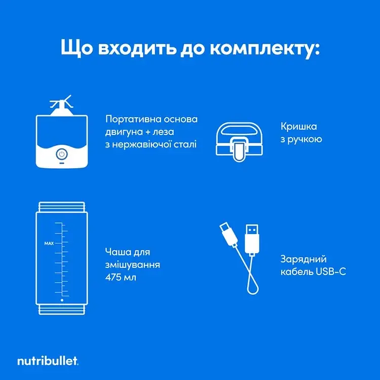 Блендер Nutribullet NBP003LBL (0C22300096) - фото 9