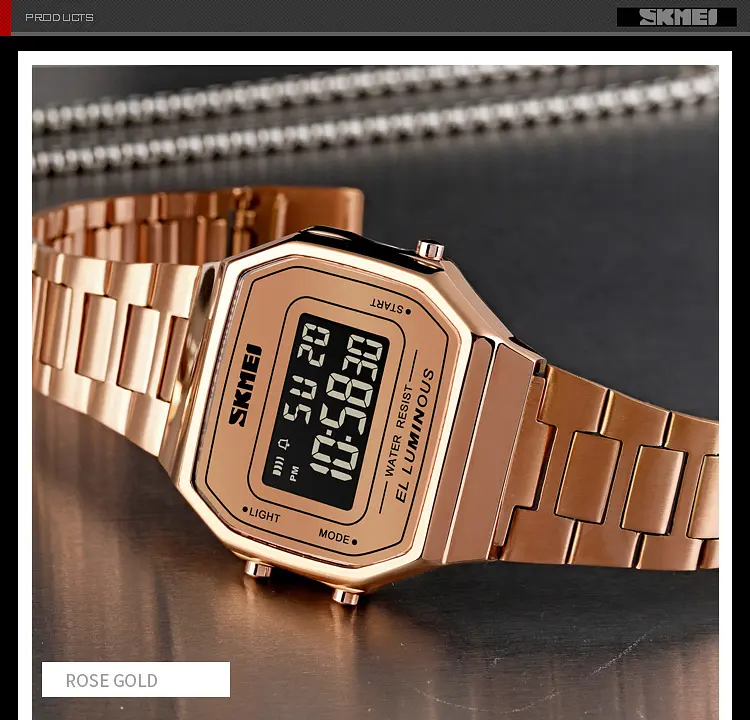 Жіночий наручний годинник 1647RG Rose Gold Skmei acs0030655 - фото 4