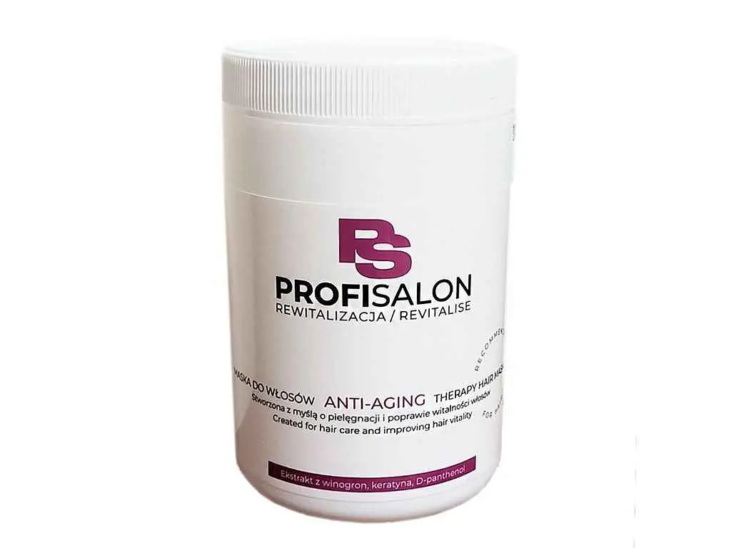 Маска для волосся PROFI SALON 1л ослабленого Екстракт винограду, кератин і D-пантенол