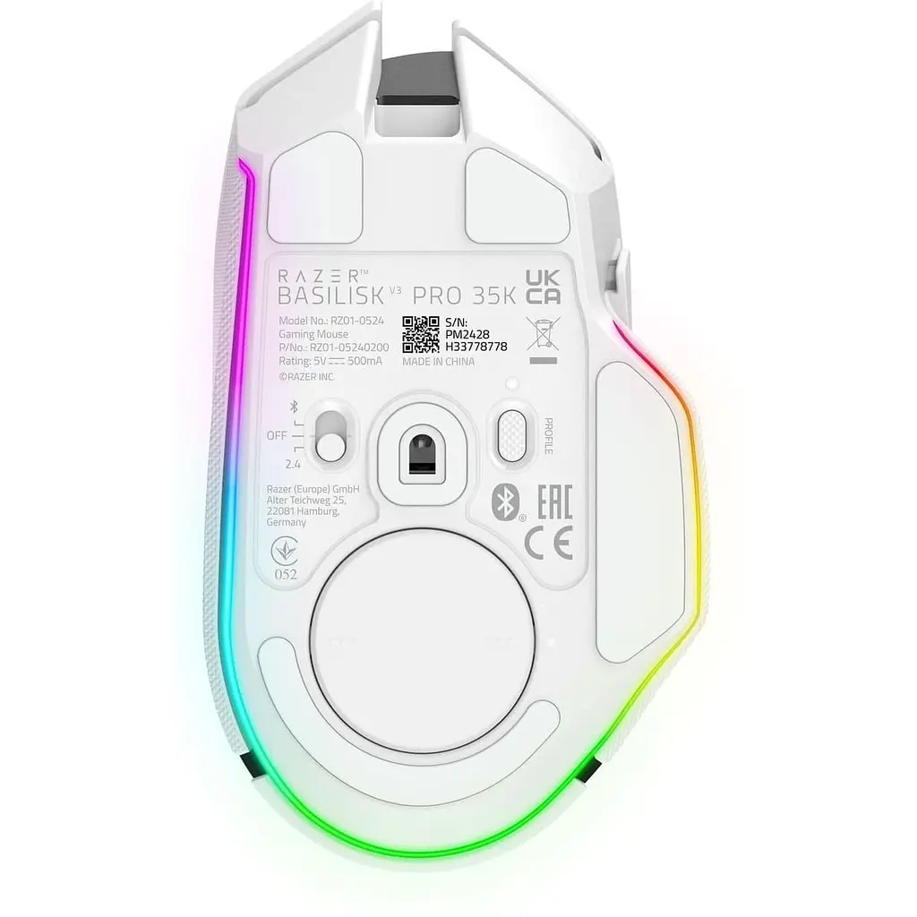 Мышь Razer Basilisk V3 Pro 35K White (RZ01-05240200-R3G1) - фото 4