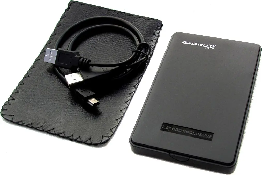 Кишеня зовнішня Grand-X HDE22 2.5" USB 2.0 black - фото 3