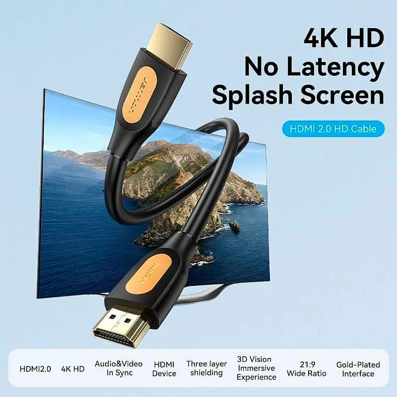 Кабель Vention HDMI-HDMI V 2.0 5 м (ALIBJ) - фото 6