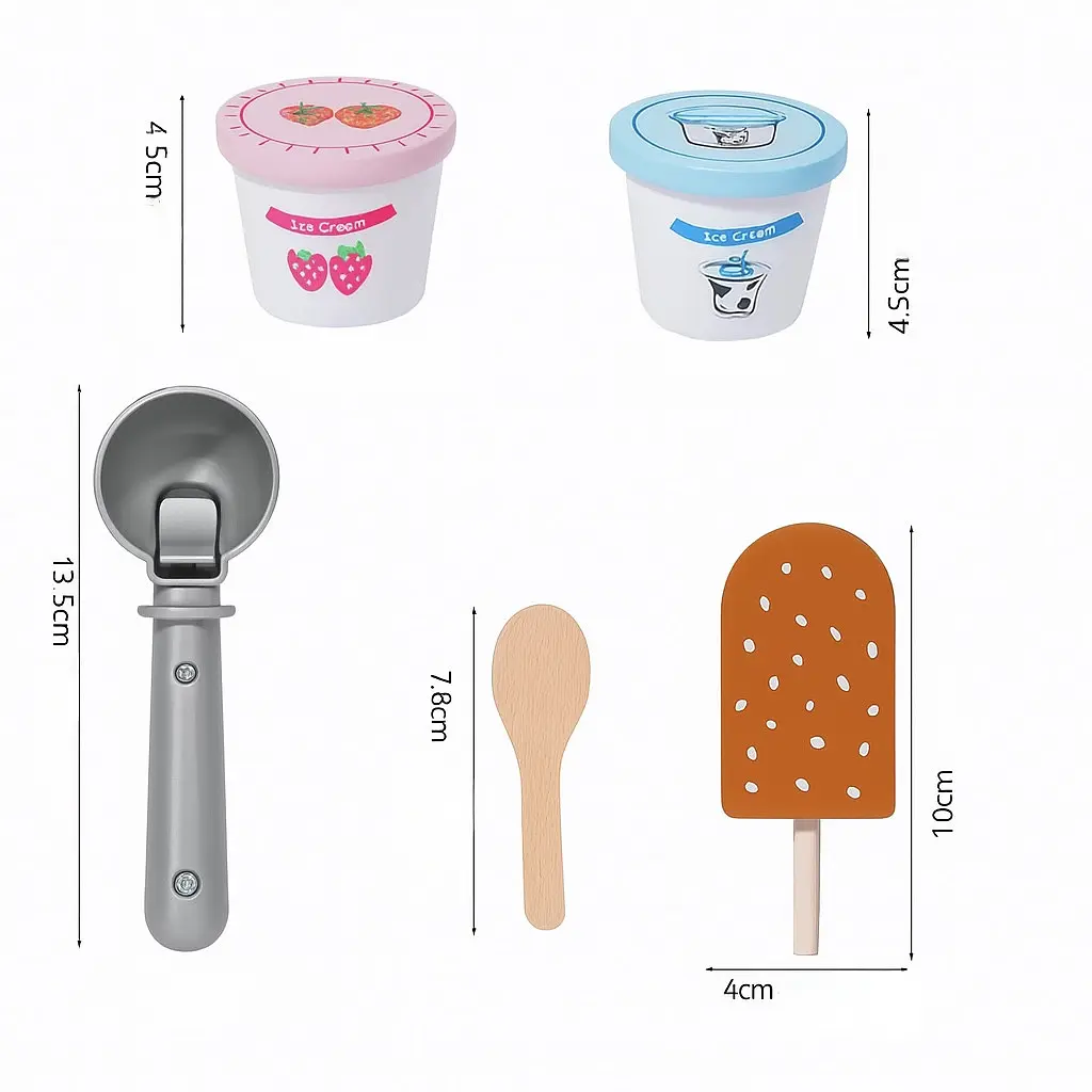 Дерев’яний набір морозива Ice Cream Counter   - фото 3