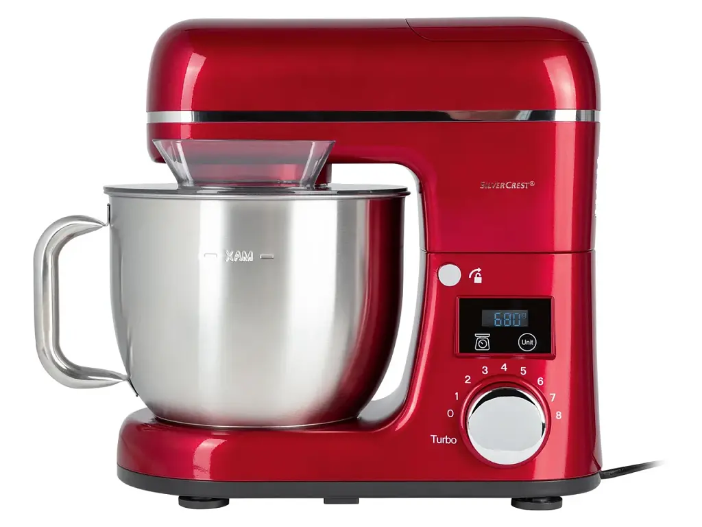Кухонний комбайн-тестоміс 2 у 1 Silver Crest SKMW 900 A1 red 5,0 л - фото 2