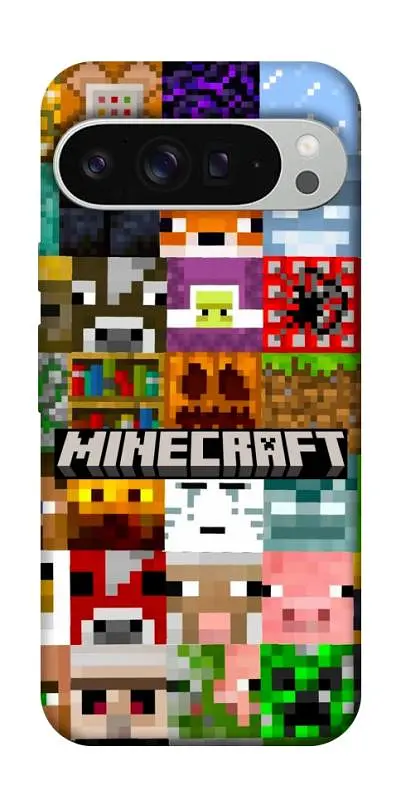 Чохол Demsky Minecraft collage для Google Pixel 9 Pro XL
