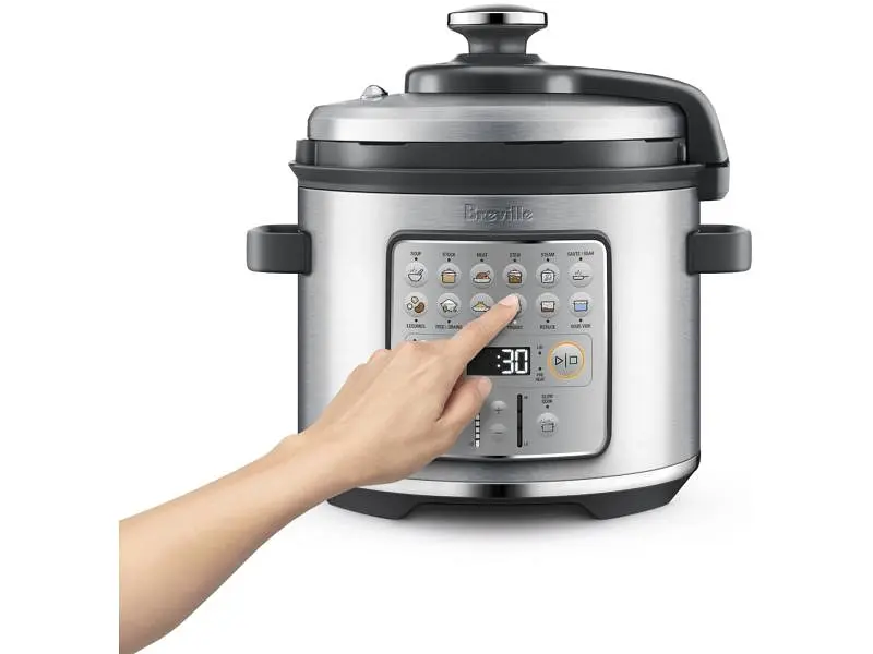 Мультиварка-скороварка SAGE Fast Slow GO (SPR680BSS2EEU1) - фото 4