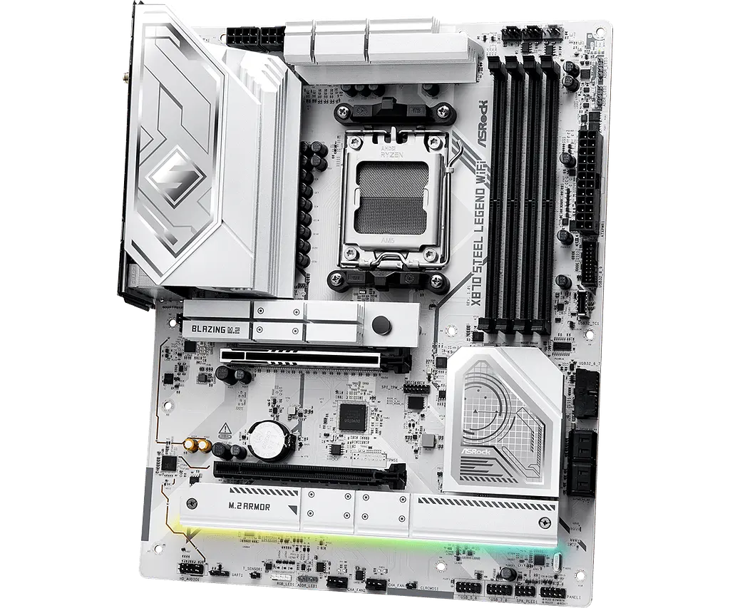 Материнська плата ASRock X870 Steel Legend Wi-Fi Socket AM5 (X870 STEEL LEGEND WIFI) - фото 3