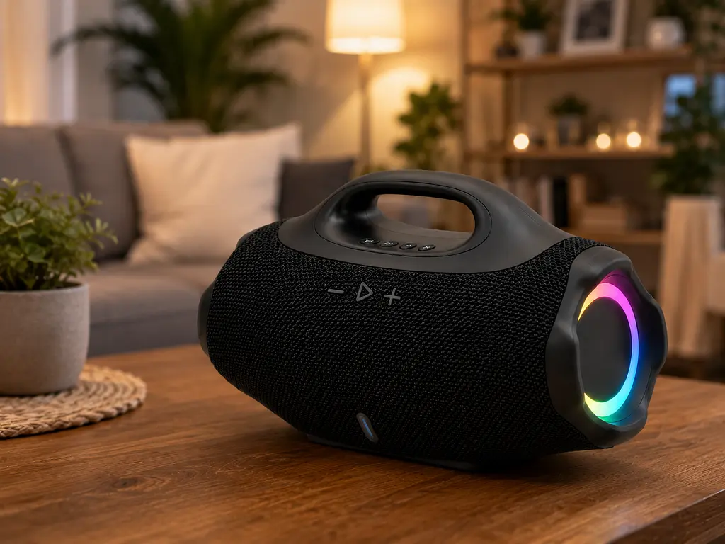 Колонка B62LED Boomsbox 4 Mini / Портативна акустика з Bluetooth - фото 4