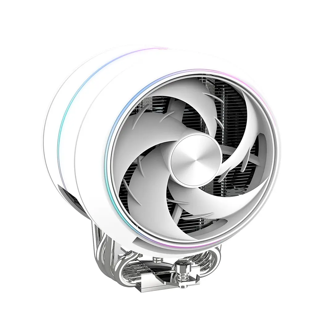 Zalman Процесорний кулер Zalman ZET5, ARGB LGA 1851, 1700, 1200, 115x, AM5, AM4, 4pin PWM, 3pin+5VARGB, TDP200W, білий - фото 2