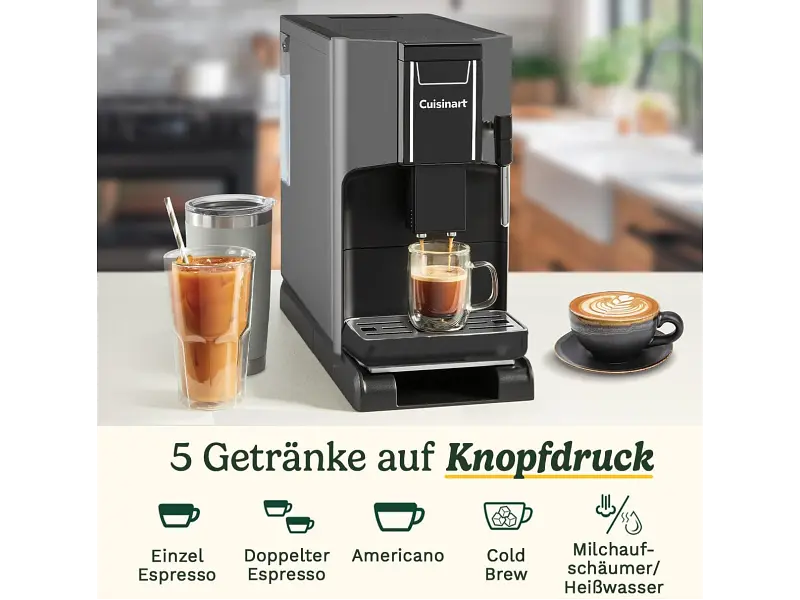 Кофемашина автоматическая Cuisinart EM550E - фото 5