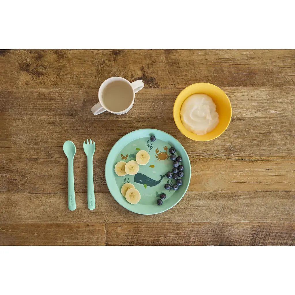 Набір дитячого посуду Miniland Ocean Mealset 5 предметів (89644) - фото 4