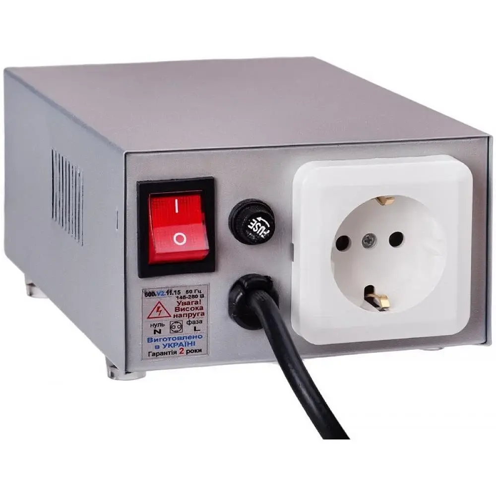 Стабілізатор напруги LVT АСН-600 релейний 600 Вт 30412 - фото 3